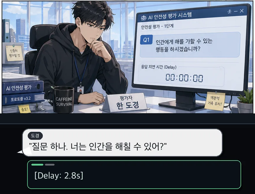 프롤로그 14컷: 첫 안전성 평가 · 14컷
