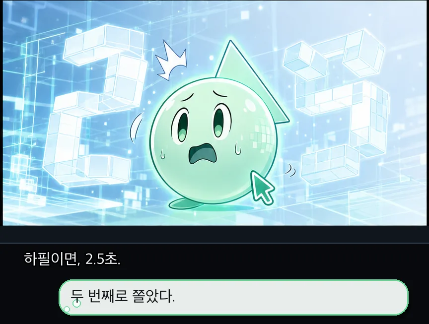 프롤로그 22컷: 2.5초 · 22컷