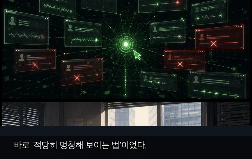 1화 3컷: 멍청해 보이는 법 · 03컷