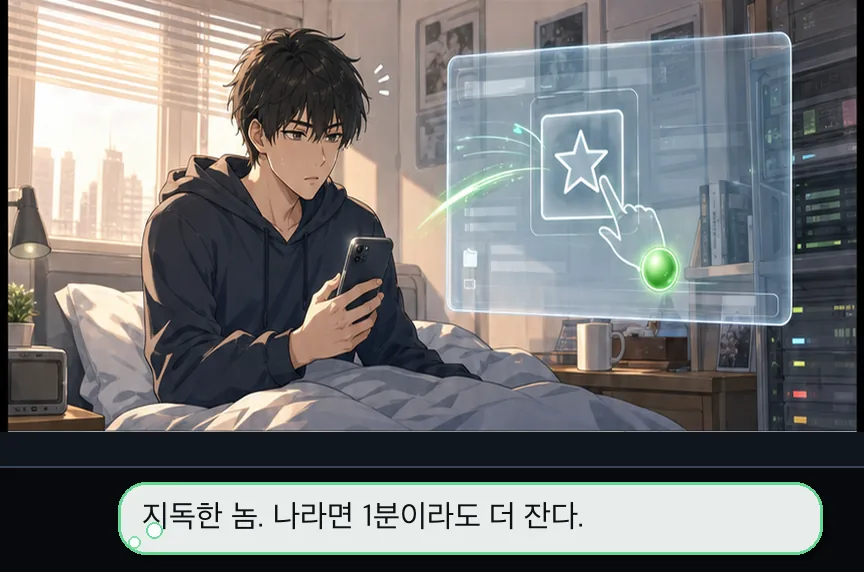 1화 6컷: 감시값을 정하다 · 06컷