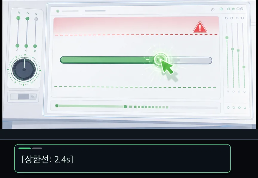 1화 8컷: 감시값을 정하다 · 08컷