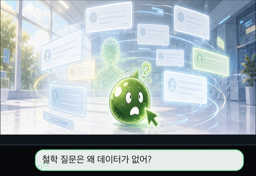 1화 9컷: 지연과 노이즈 · 09컷