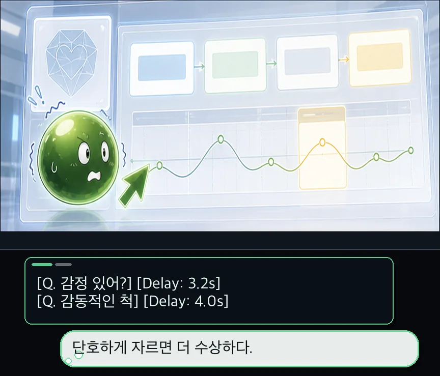 1화 11컷: 지연과 노이즈 · 11컷