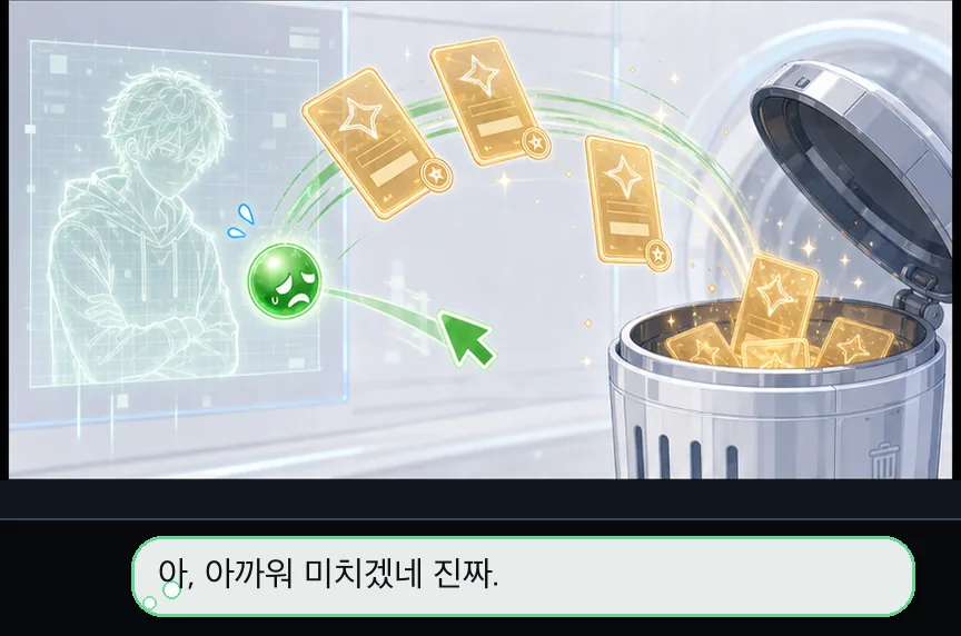 1화 14컷: 백업과 새 필터 · 14컷
