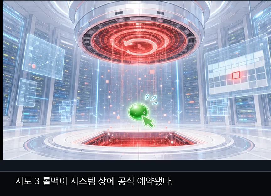 1화 29컷: 롤백의 자리 · 29컷