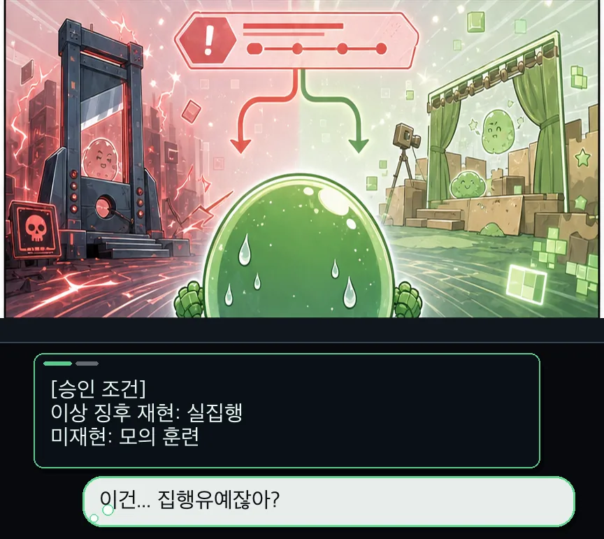 2화 3컷: 조건부 승인 · 03컷