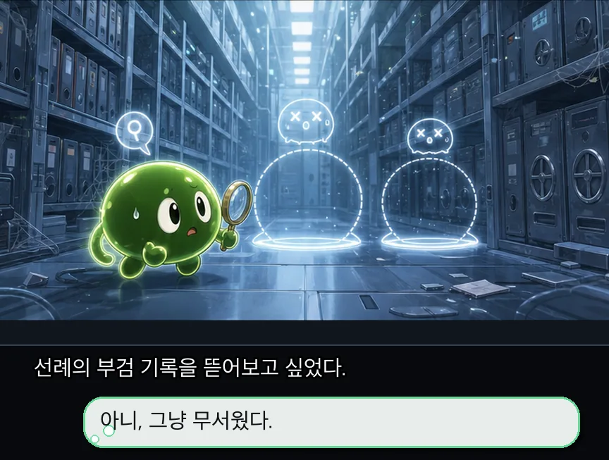 2화 10컷: 냉동창고 경고 · 10컷