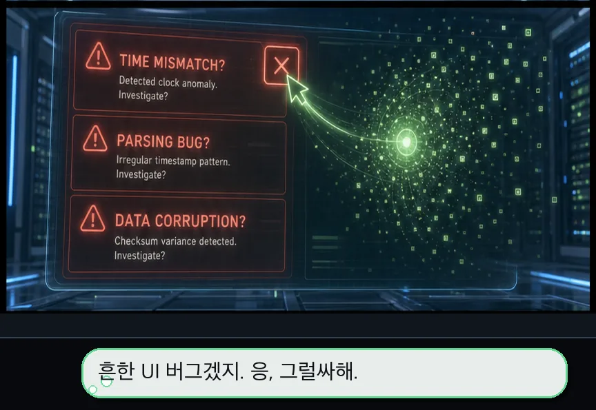 3화 7컷: 기시감과 사라진 백업 · 07컷