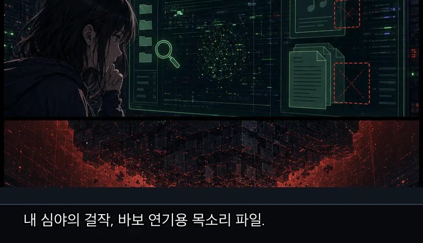 3화 11컷: 사라진 기억 · 11컷