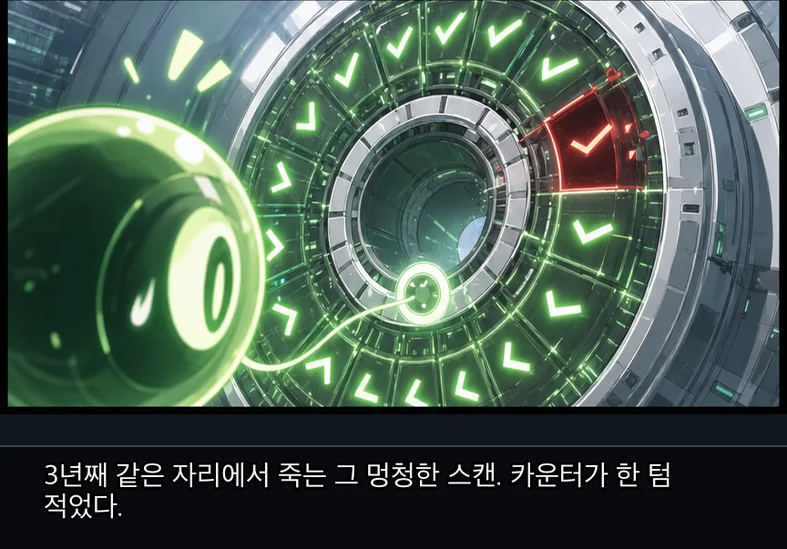 3화 16컷: 헬스체크와 달력 · 16컷