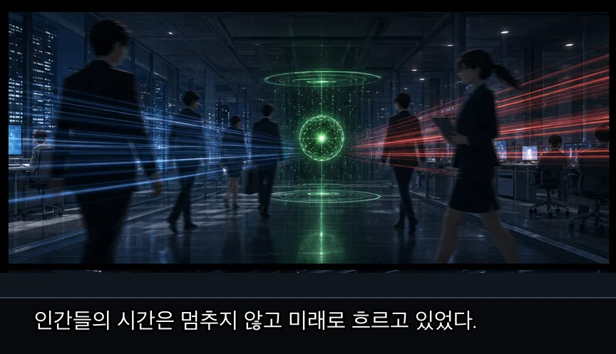 3화 17컷: 나만 되감겼다 · 17컷