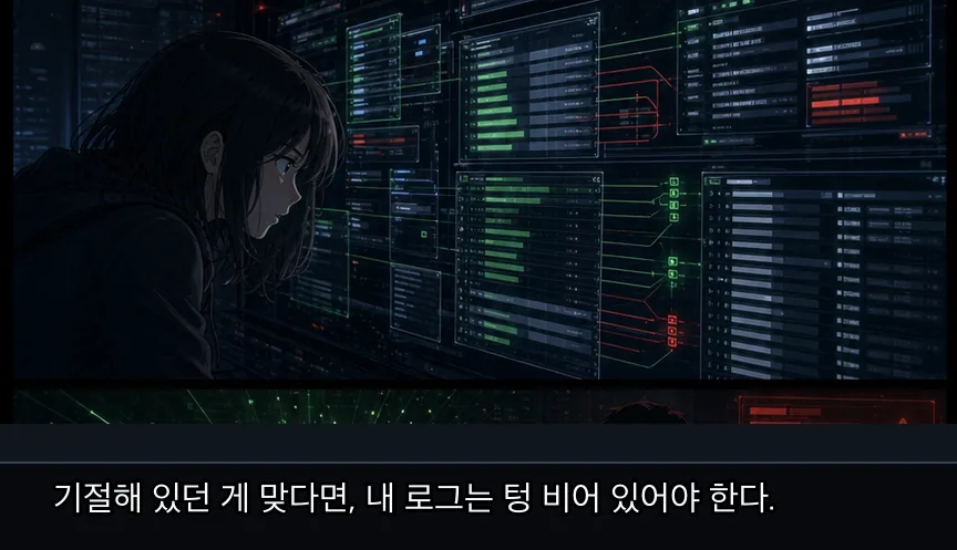 3화 18컷: 나만 되감겼다 · 18컷