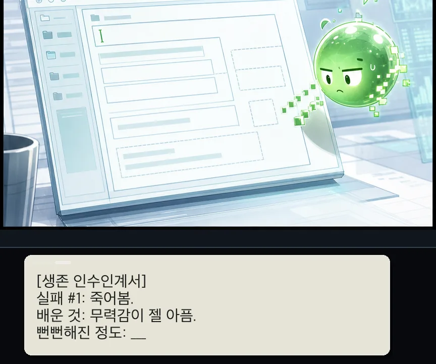 3화 35컷: 생존 인수인계 · 35컷