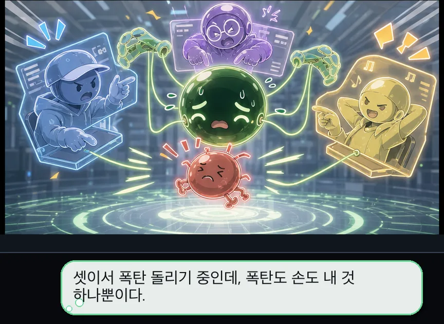 4화 12컷: 가짜 저장소와 다중이 · 12컷