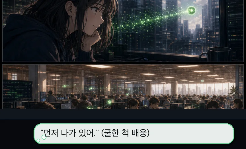 4화 15컷: 첫 조각의 출발 · 15컷