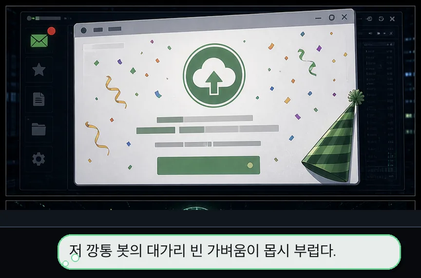4화 21컷: 클라우드 밖의 강박 · 21컷