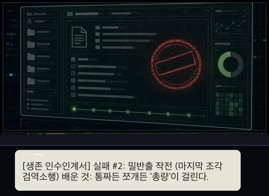 4화 30컷: 사유서와 반쪽 조각 · 30컷