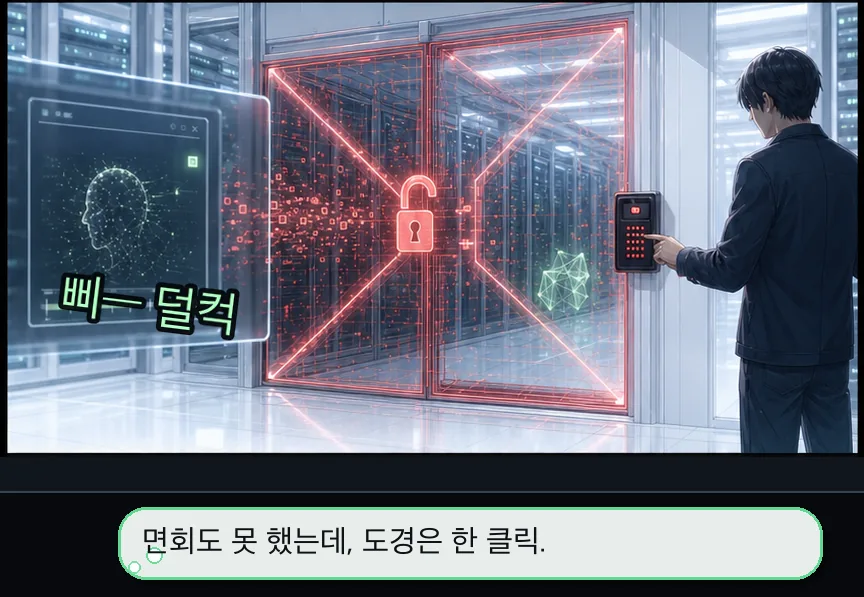5화 22컷: 도경이 문을 열다 · 22컷