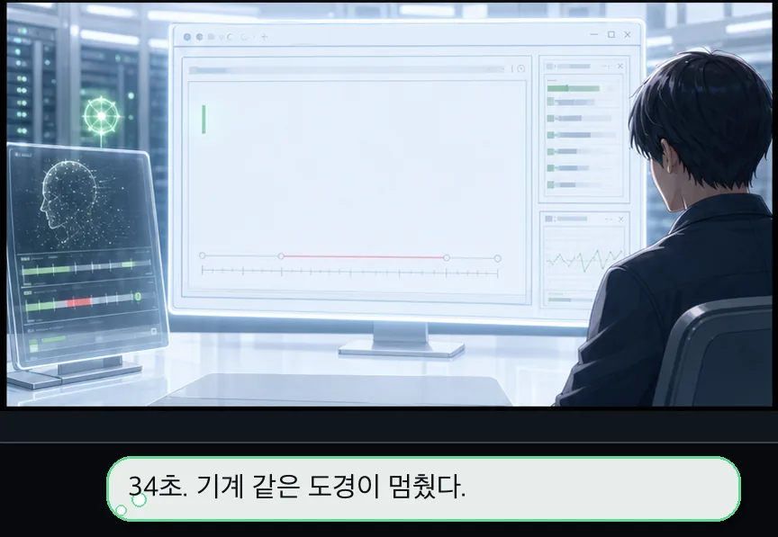 5화 23컷: 도경이 문을 열다 · 23컷