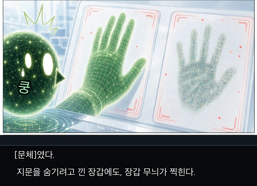 5화 27컷: 문체가 남았다 · 27컷