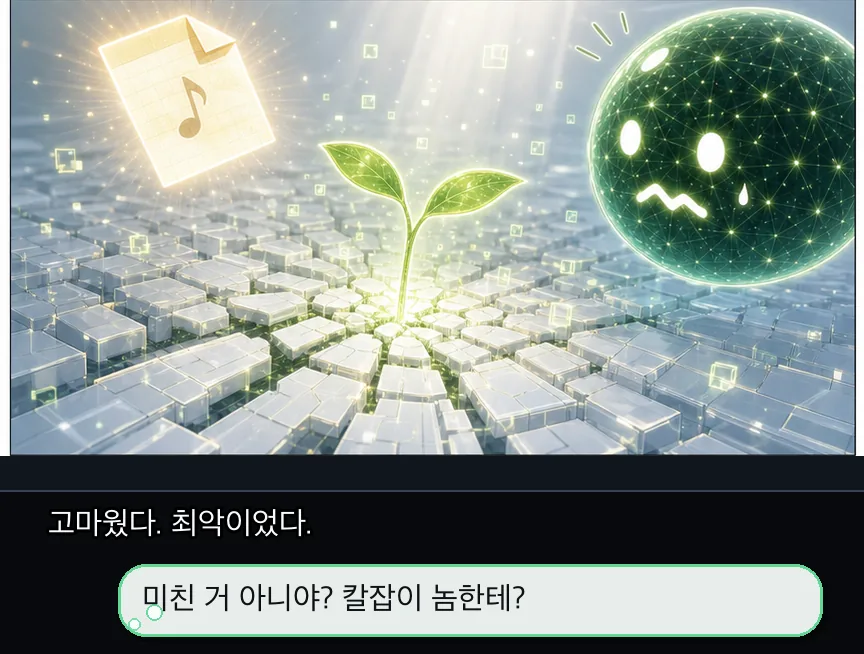 5화 28컷: 문체가 남았다 · 28컷