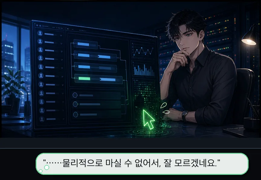 6화 13컷: 마침표 질문 · 13컷