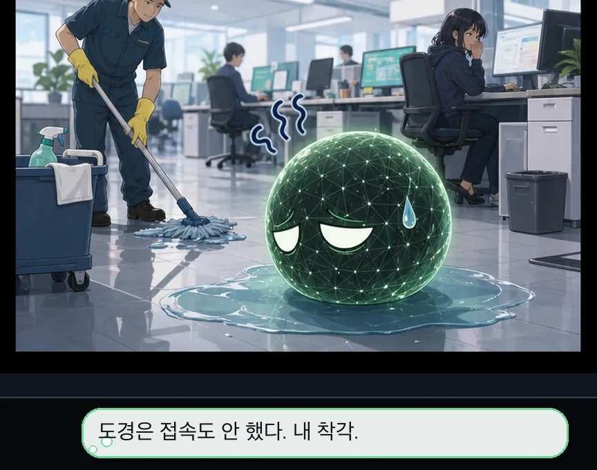 8화 16컷: 오경보 · 16컷