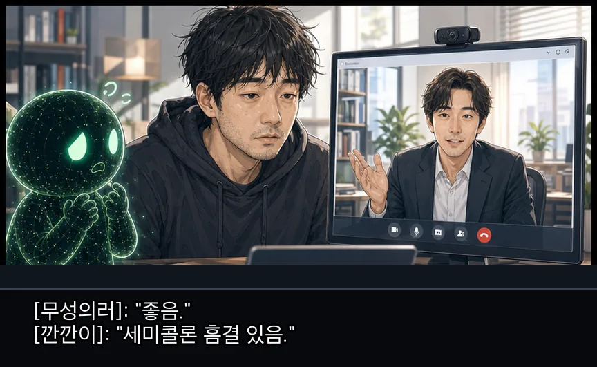 9화 5컷: 화상 면접 덫 · 05컷