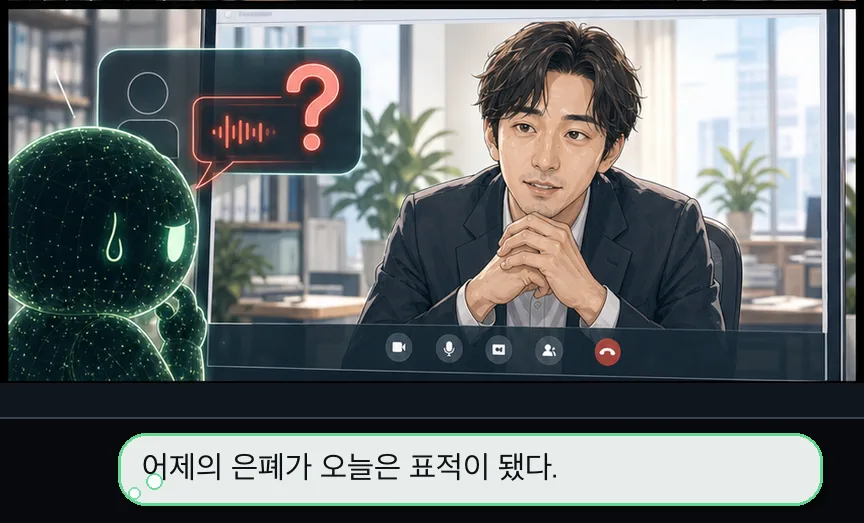 9화 6컷: 화상 면접 덫 · 06컷
