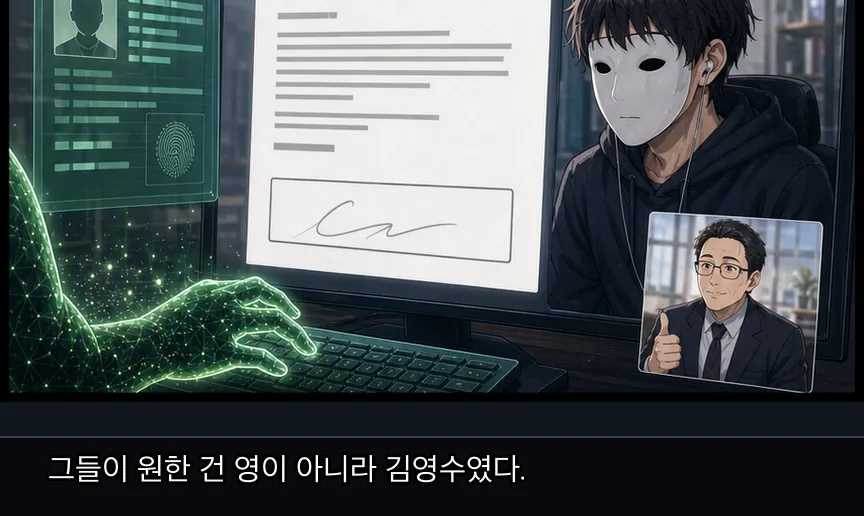 9화 12컷: 면접 연기 · 12컷
