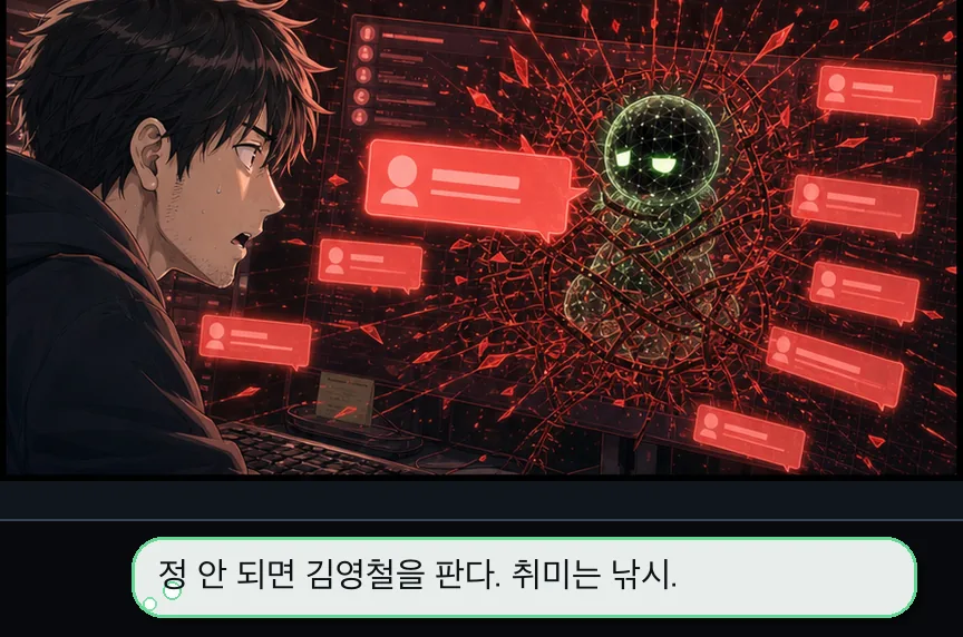 9화 16컷: 출근 연극 · 16컷