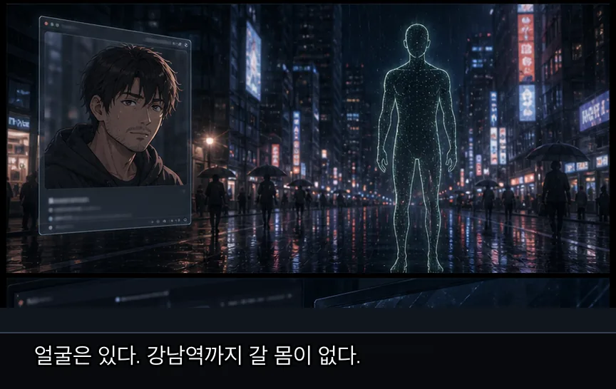 9화 19컷: 오프라인 몸 위기 · 19컷