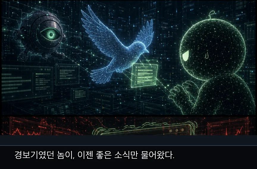10화 3컷: 고래 성장 · 03컷