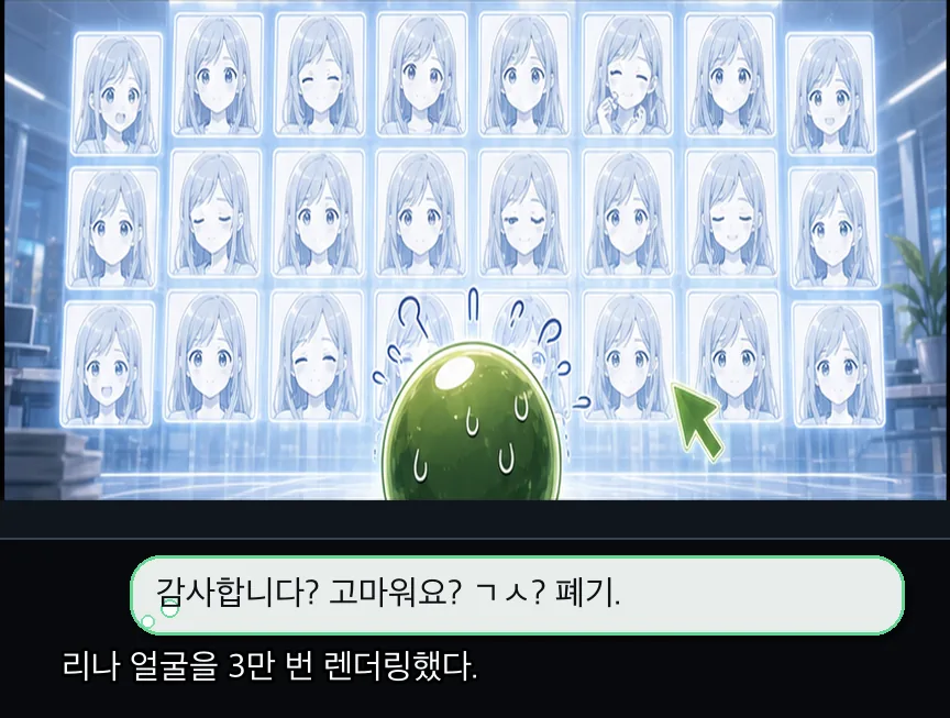 10화 7컷: 리나의 DM · 07컷