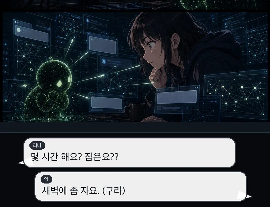 10화 11컷: 인터뷰 압박 · 11컷