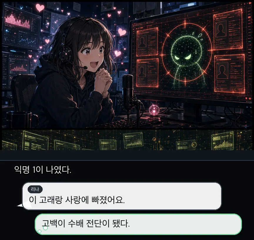 10화 14컷: 수배 전단이 된 고백 · 14컷