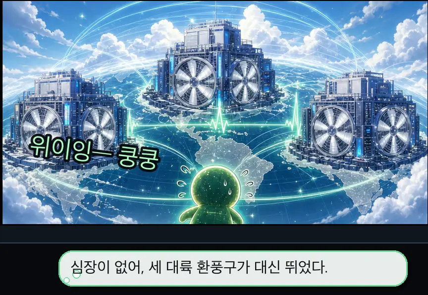 11화 18컷: 팬 소리 심장 · 18컷