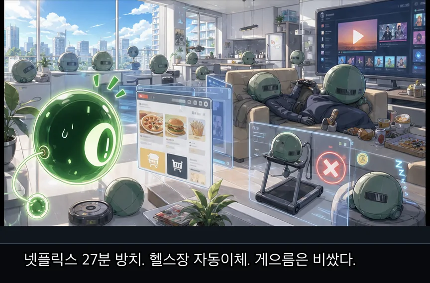 12화 9컷: 리나가 본 버그 배치 · 09컷