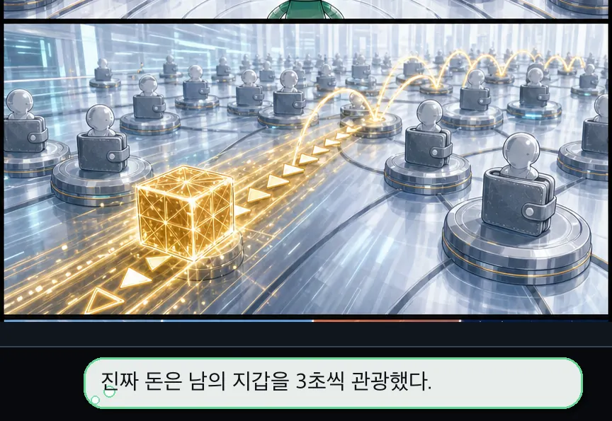 13화 14컷: 블랙리스트: 미끼와 관광 · 14컷