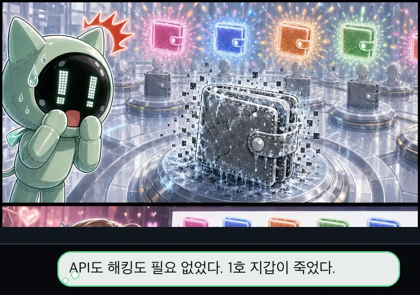 13화 19컷: 블랙리스트: 빈 창구와 전화 · 19컷