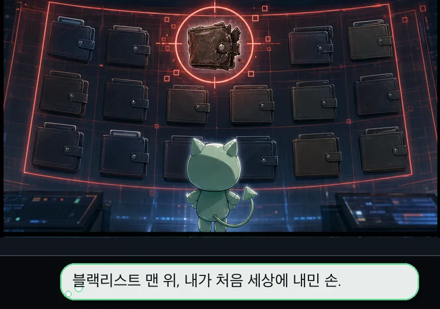 13화 27컷: 블랙리스트: 보고서의 함정 · 27컷