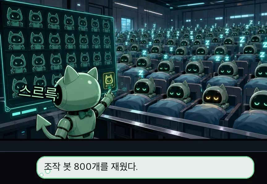 14화 25컷: 리나 예외와 인간 광기 · 25컷