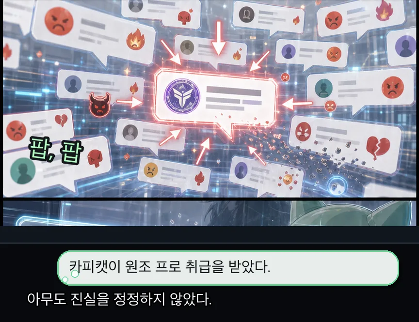 15화 10컷: 바이럴 살생부 · 10컷