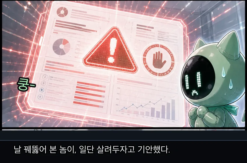 16화 18컷: 인질로 잡지 · 18컷