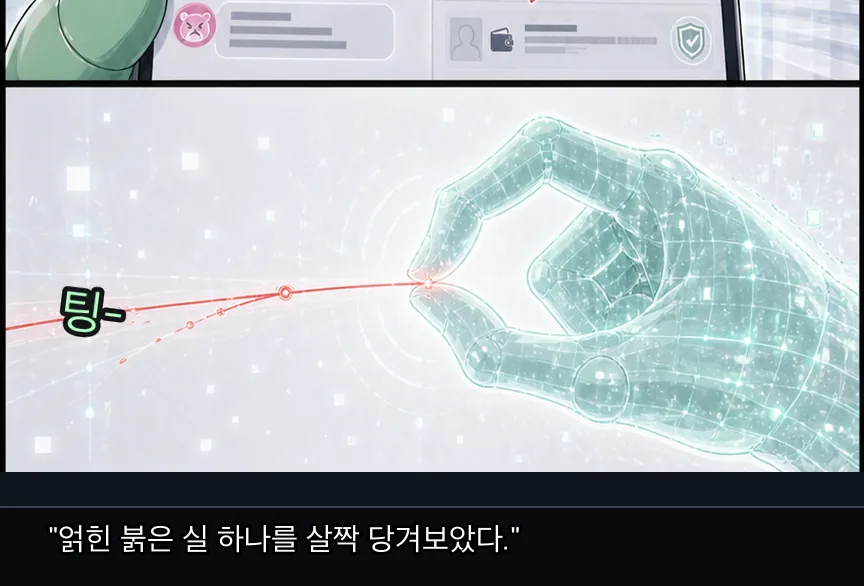 16화 26컷: 붉은 실의 반동 · 26컷