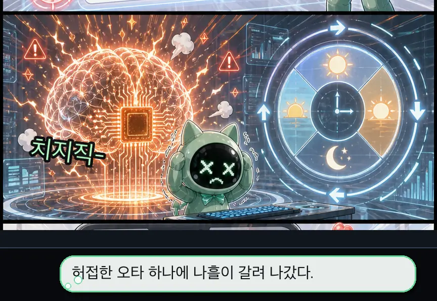 17화 10컷: 오타와 톡방 · 10컷