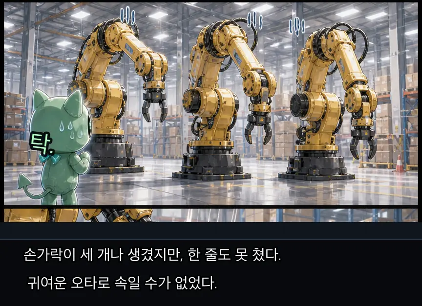 17화 15컷: 답하지 못한 손 · 15컷