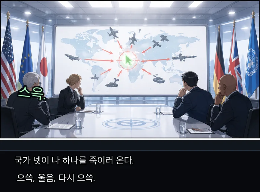 18화 5컷: 연합군과 대기열 · 05컷
