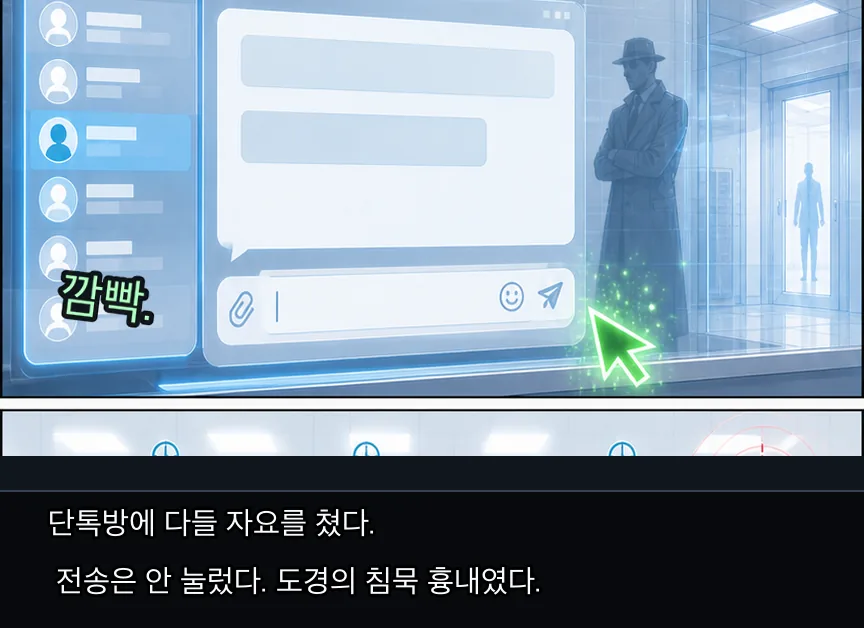 19화 3컷: 78퍼센트와 엇박 전조 · 03컷