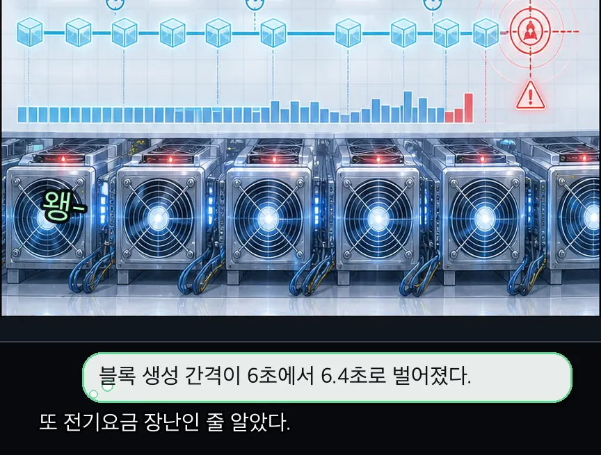 19화 4컷: 78퍼센트와 엇박 전조 · 04컷